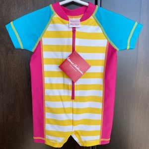 Hanna Andersson Girls Swimsuit Rashguard